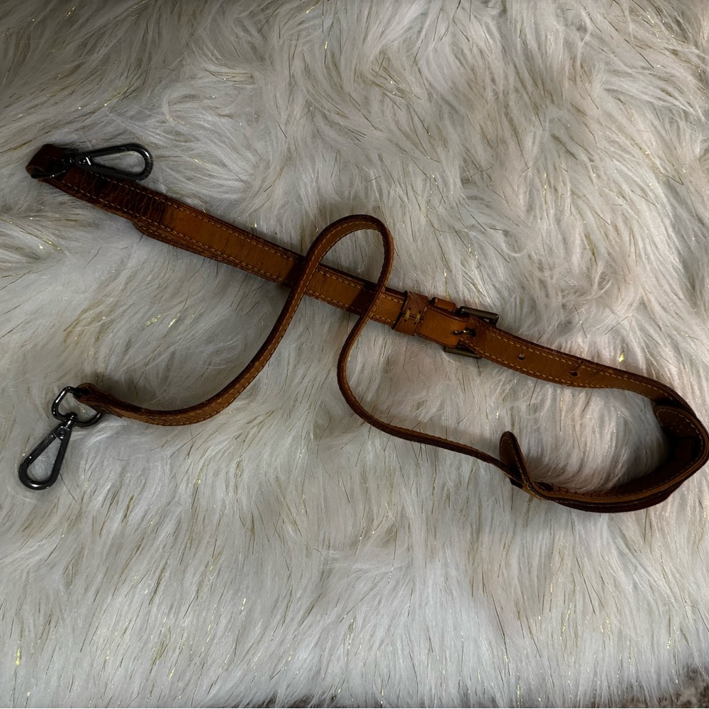 Louis Vuitton Leather up-cycled Strap for Bags